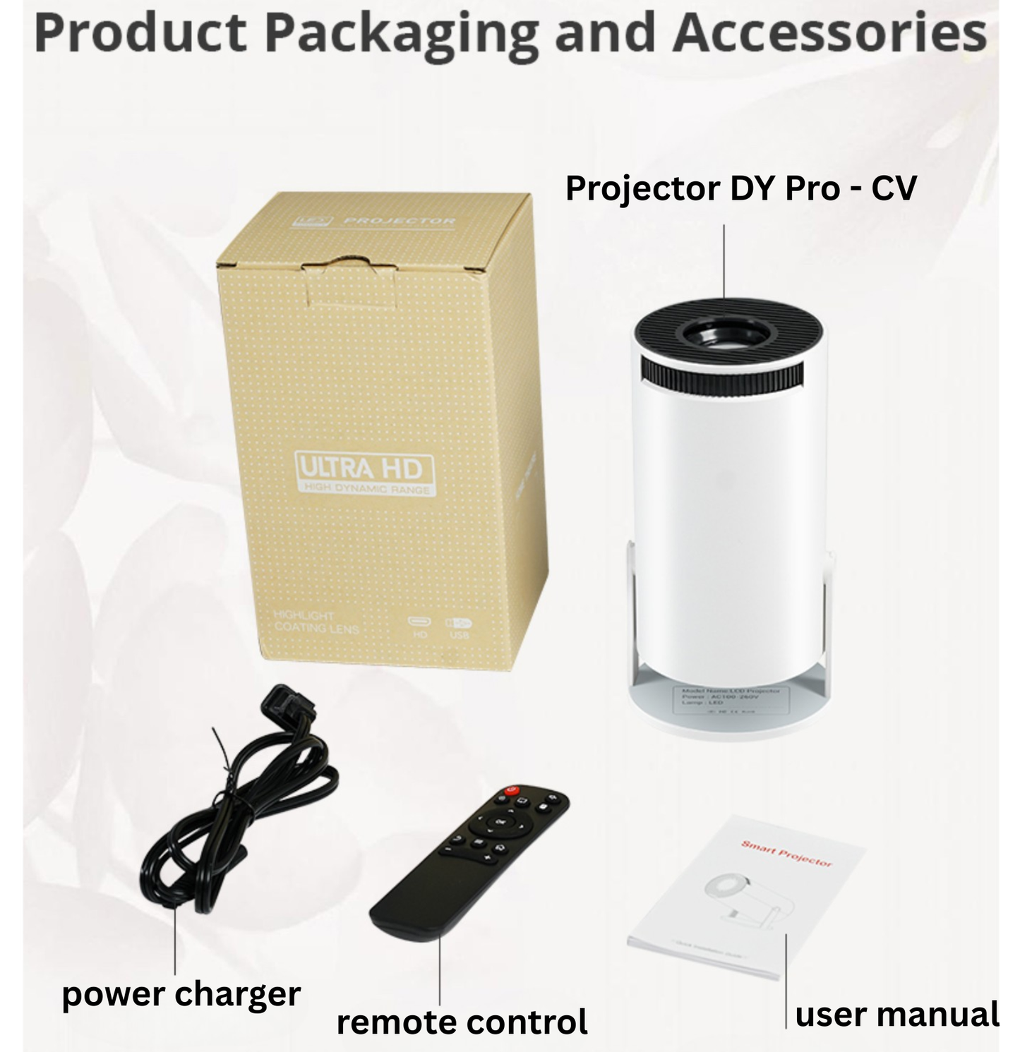 Cinevibe CV Pro – Portable Short-Throw Smart Projector