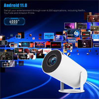 2025 Android Wifi Projector HY300 Portable Android 11 Smart Projector Proyector Mini Home Theater