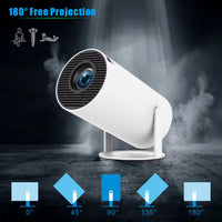 2025 Android Wifi Projector HY300 Portable Android 11 Smart Projector Proyector Mini Home Theater